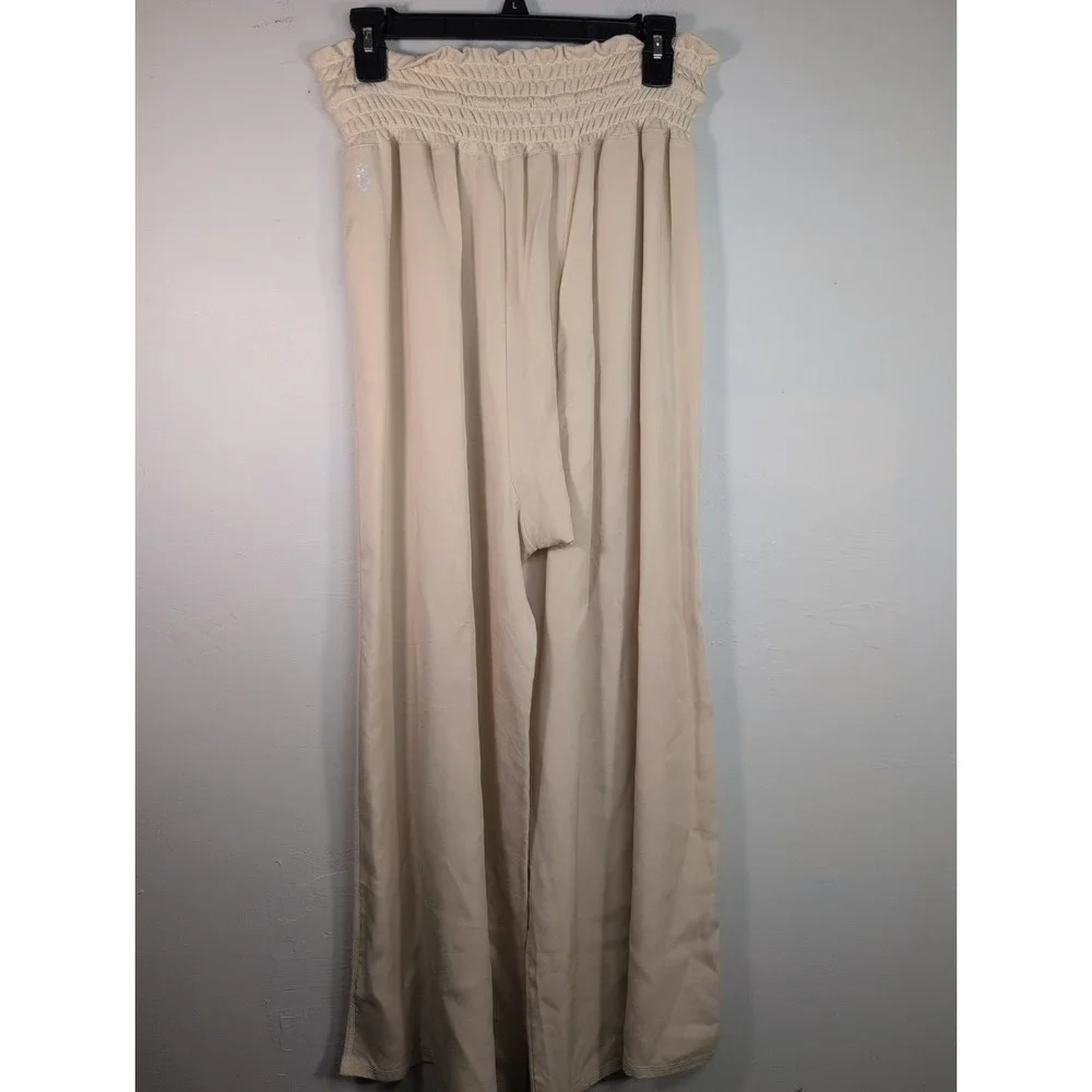 Free people FP Movement wide leg pants Small Beige
